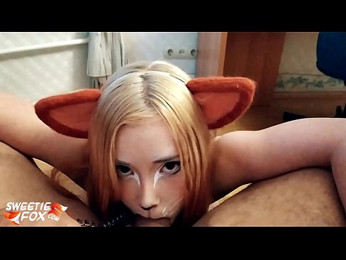 ❤️ 狐狸精吞下鸡巴并在嘴里射精 ❤️  性爱️❤